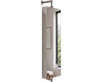 Merkloos Relaxdays Spiegelkast draaibaar - 120x25x12 cm - RVS