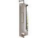 Merkloos Relaxdays Spiegelkast draaibaar - 120x25x12 cm - RVS