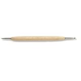 Rayher Embossingstift, 14 cm, met houten handvat, twee punten 2 + 2,8 mm ø, punteerstift, nagelpuntstift; reliëfkunst, 2829800