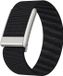 Strap-it Elastisch nylon bandje - geschikt voor de Whoop MG (zwart)