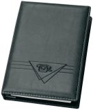 VELOFLEX - Telefoonringboek Exquisit met 4 ronde ringen, zwart