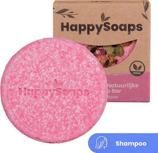 HappySoaps La Vie en Rose Shampoo Bar - All Hair Types - 70g