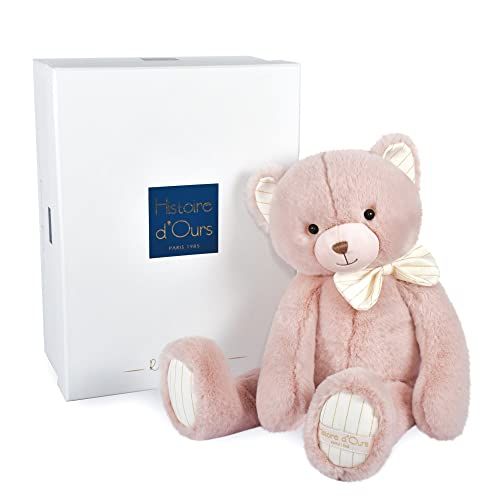Histoire d'ours HO3133 Pluche beer - Roze - 40 cm - PREPPY CHIC