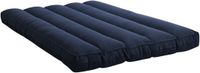 Bananair - Futon matras - Afneembare hoes - Futon bed - Vloermatras - Logeerbed Tweepersoons - Ribfluweel - 140x190 cm - Nachtblauw