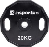Insportline Olympische Halterschijf - 50 mm - Ruberton 20 kg