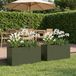 Maison Exclusive - Deux jardinières pour l'extérieur, couleur vert olive, dimensions 80 x 30 x 50 cm