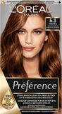 L'Oréal 3x L'Oréal Preference Haarkleuring 5.3 Virginie - Licht Goudbruin
