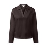 s.Oliver Curve top Plus Size - donkerbruin