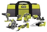 RYOBI 18 V ONE+ 10-delige accu-combokit RCK186O-242SZL