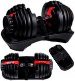 HMS Verstelbare Dumbbell SR52 tot 23,3 kg - Zwart