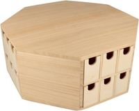 Artemio Adventskalender achthoekig 32x12,5x32 cm