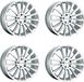 Carmani 4 jantes, 17 pouces, modèle Fritz, 8.0x18 ET45, 5x112, couleur WSSILB, adapté pour Seat Alhambra, Altea, Ateca, Leon, Toledo