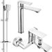 Mexen Royo DQ45 set de bain, chrome - 72213DQ45-00