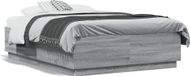 Maison Exclusive - Cadre de lit, gris sonoma, 140 x 190 cm, bois composite