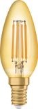 Osram Vintage 1906 LED Kaarslamp E14 - 4W 410lm 2400K Goudkleurig Glas