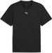 Puma Men's 3XL Puma Black Heather Regular Fit Casual Cotton T-shirt