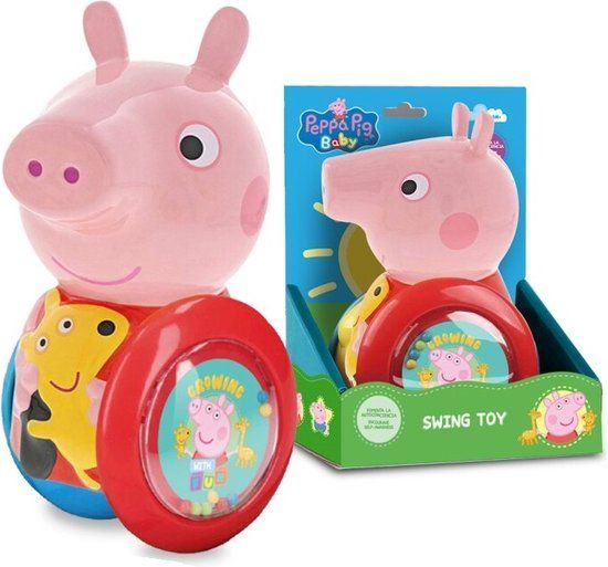 Peppa Pig Roly Poly Balance Rammelaar - Baby Speelgoed