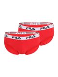 FILA Slip Rouge / Noir / Blanc