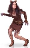 Rubies Weerwolf outfit voor vrouwen - Bruin