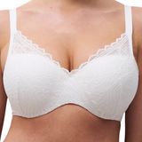 Chantelle Easyfeel Floral Touch T-shirt BH met voorgevormde cups en beugel - Melkwit