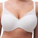 Chantelle Easyfeel Floral Touch T-shirt BH met voorgevormde cups en beugel - Melkwit