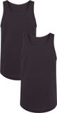 Sloggi Tanktop Tank Top Heren Mouwloos Katoen Elastaan Houtskool M