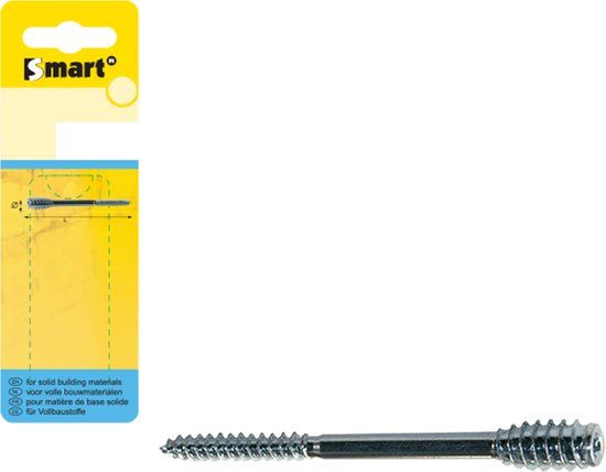 pgb-Europe SMART Afstandschroef T-drive Ø 6,00x120 Zn | 6 st