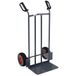 Manutan Expert Chariot de manutention acier 250 kg plateau fixe - pneus increvables