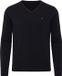 Tommy Hilfiger Essential Katoenen V-Hals Trui - Zwart - XXL