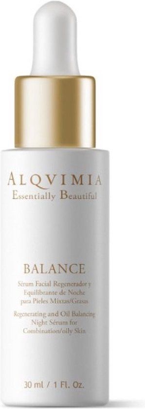 Alqvimia Essentially Beautiful Balance Facial Night Serum 30 ml