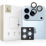 Tech-Protect protection d'objectif d'appareil photo pour Apple iPhone 14/15/16/17 Pro/Pro Max - Noir/Transparent