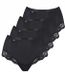 Sloggi 4-pack Romance Maxi Dames slips Zwart Katoen