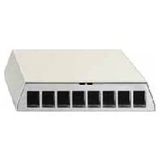 Rutenbeck PP-UM A-8 Ap rw 8 poorten Patchpaneel CAT 6 Wit Niet ingericht