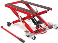 HBM Universele Verrijdbare Motorlift - ROOD