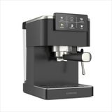 Klarstein SteelPresso Touch-espressomachine – 20 bar, 1350 W, roestvrij staal, melkopschuimer, touchscreen, watertank van 1,5 l, cappuccino- en lattemachine, compact design