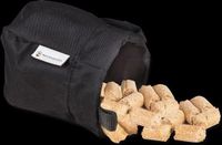Waldhausen Beloningstas - beloningszak voor uw paard of hond, zwart, polyester