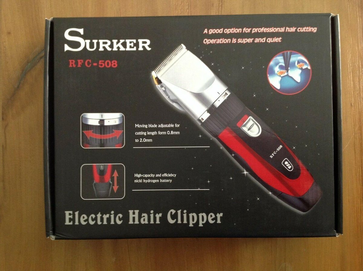 surker Oplaadbare Haar en Baard Trimmer RFC-508