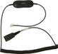 Jabra 88001-04 Telefoonkabel - 0.8 m - Zwart