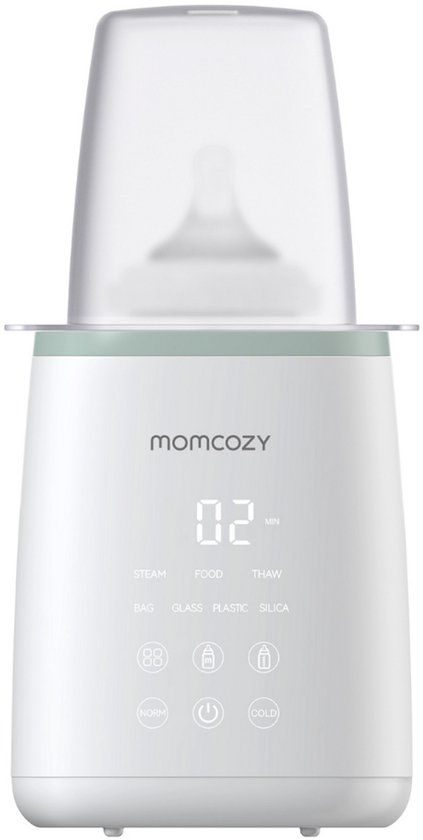 Momcozy Flessenwarmer 6-in-1 – Wit/Groen