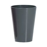 Prosper Plast Coubi Pot de fleurs, 13 x 17 cm, Gris foncé