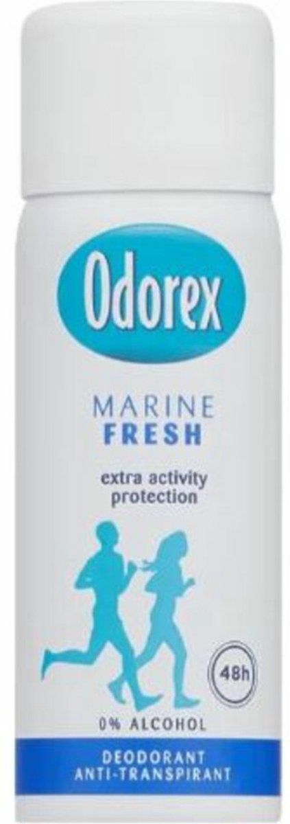 Odorex Deodorant Spray Marine Fresh 50 ml - 12 stuks