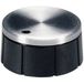 OKW A1624260 Draaiknop Met knopmarkering Aluminium, Zwart (Ø x h) 24 mm x 12.4 mm 1 stuk(s)