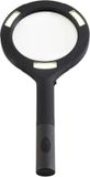 Merkloos Loep/vergrootglas - met 3 LED lampjes - lees/handwerk loep - leesloupe
