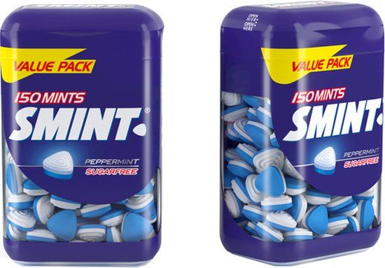 Smint - XL Peppermint - 10 x 150 - 1050g