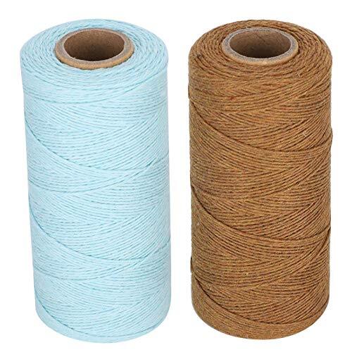 KUIDAMOS 2 Rolls Puur Katoen Garen Weven Garen Katoenen Draad Treksterkte 8/4 Warp Draad voor Breien Tatting Tapijt Tapestry