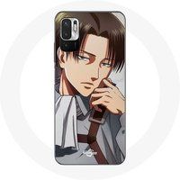 Maniacase Etui voor Xiaomi Redmi Note 10T 5G Aanval van de Titanen Levi Ackerman Manga