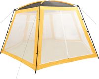vidaXL Zwembadtent 590x520x250 cm stof geel