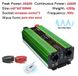 Onduleur LV-4000W - Pure sinusgolf - 4000W continu, 8000W piek - 12V naar 220–240V - EU-stopcontact - Affichage LCD vert
