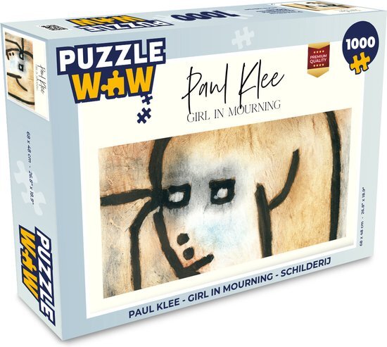 MuchoWow Puzzel Paul Klee - Girl in mourning - Schilderij - Legpuzzel - Puzzel 1000 stukjes volwassenen