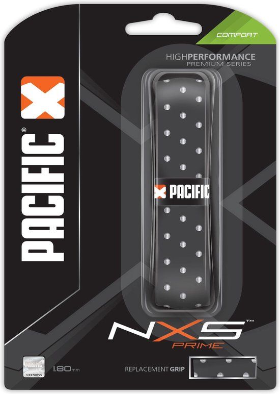 Pacific NXS Prime Grip - Tennis - Vervangingsgrip - Zwart - 1.8mm